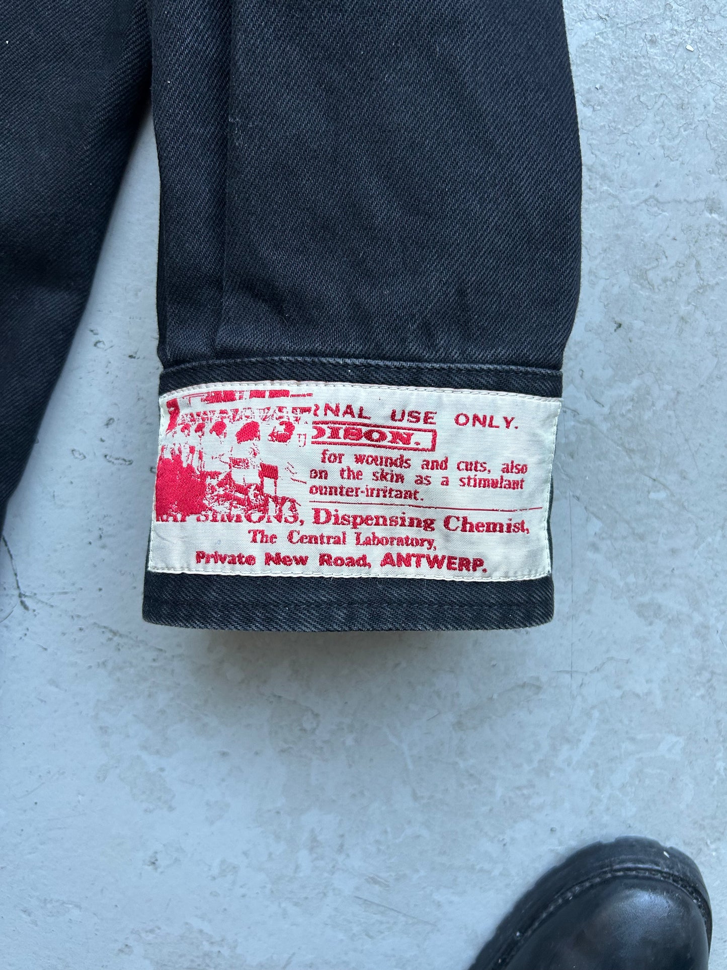 Raf Simons SS20 Black Big Fit Denim Shirt (S)