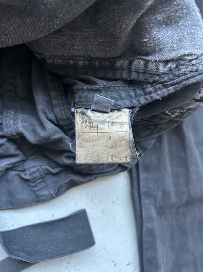 Rick Owens Drkshdsw SS09 Black Spiral Denim Jacket (M)