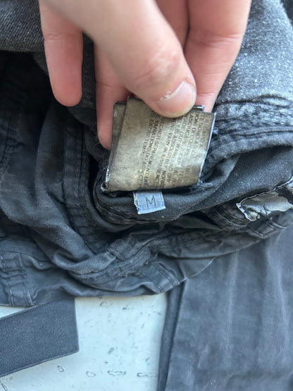 Rick Owens Drkshdsw SS09 Black Spiral Denim Jacket (M)