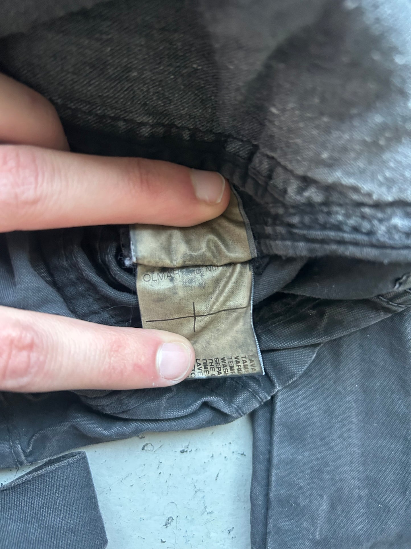 Rick Owens Drkshdsw SS09 Black Spiral Denim Jacket (M)