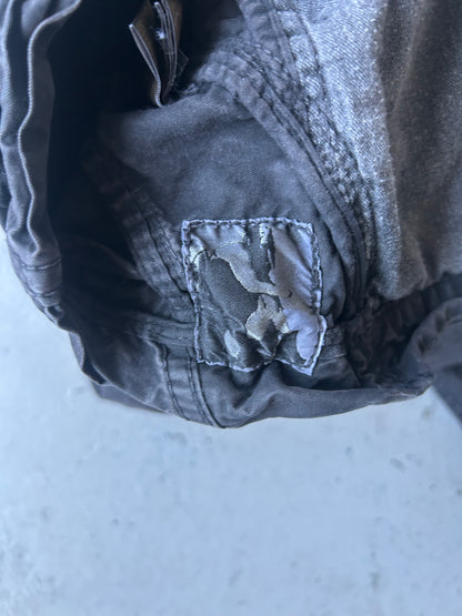 Rick Owens Drkshdsw SS09 Black Spiral Denim Jacket (M)