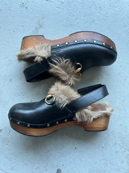 Gucci Fur Clogs (37)