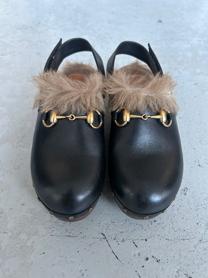 Gucci Fur Clogs (37)