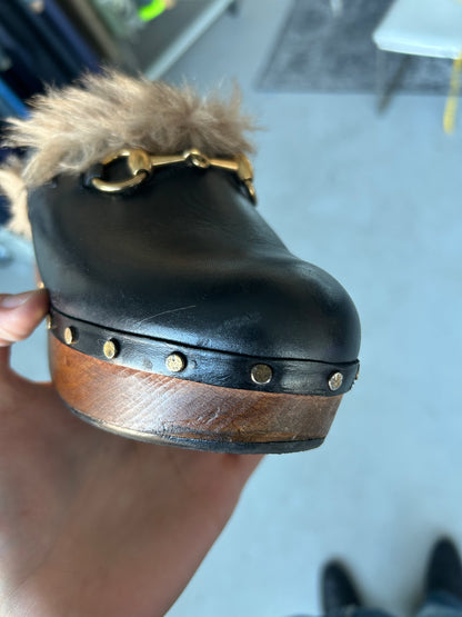 Gucci Fur Clogs (37)