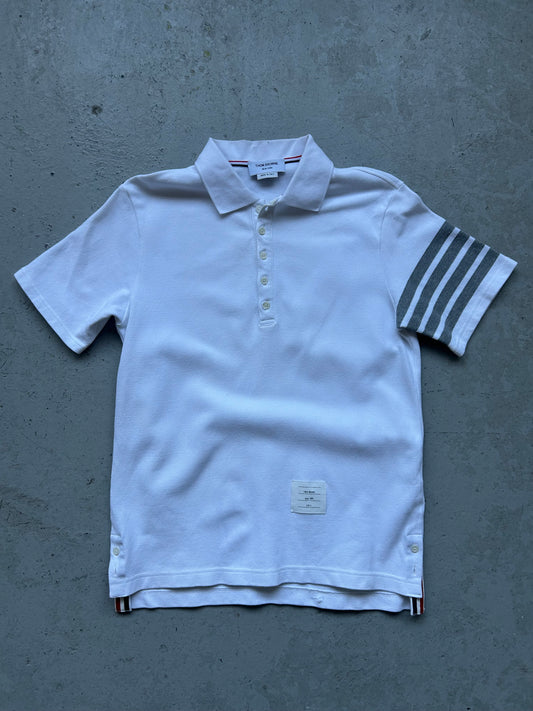 Thom Browne Stripe White Polo (2)