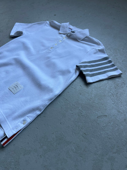 Thom Browne Stripe White Polo (2)