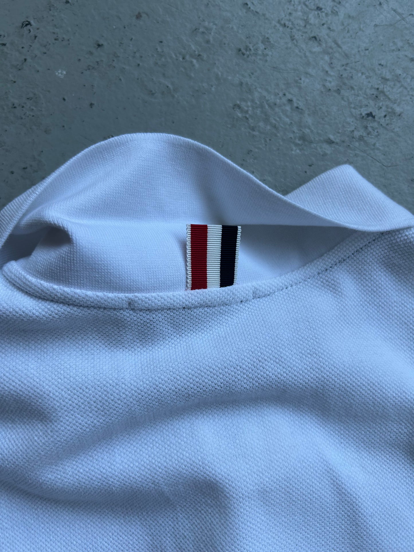 Thom Browne Stripe White Polo (2)