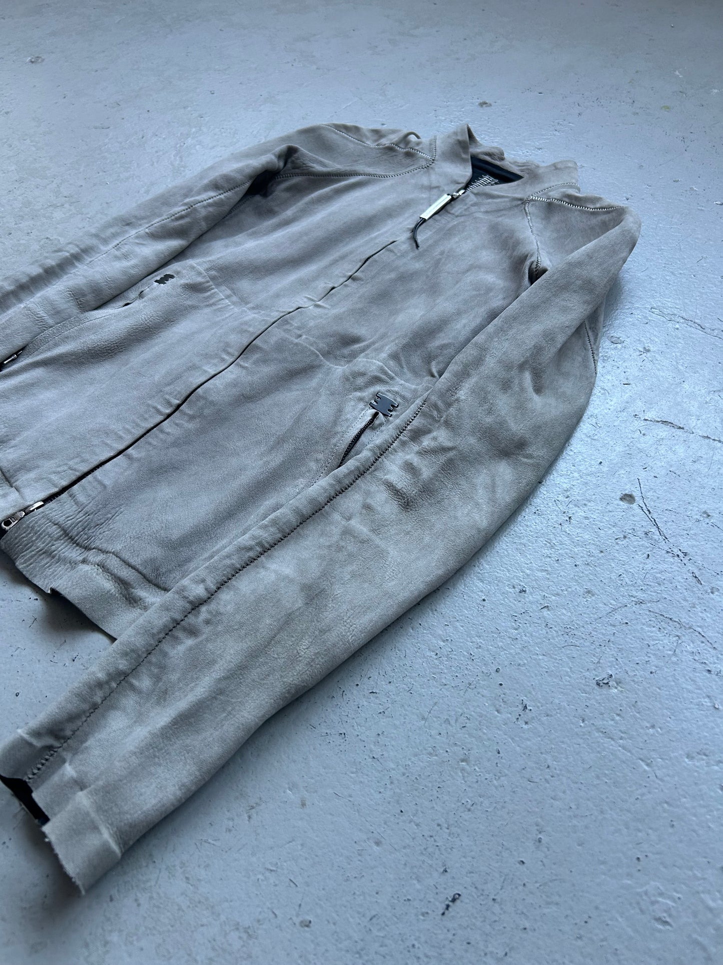 Isaac Sellam Stretch Lambskin Staple Jacket (36)