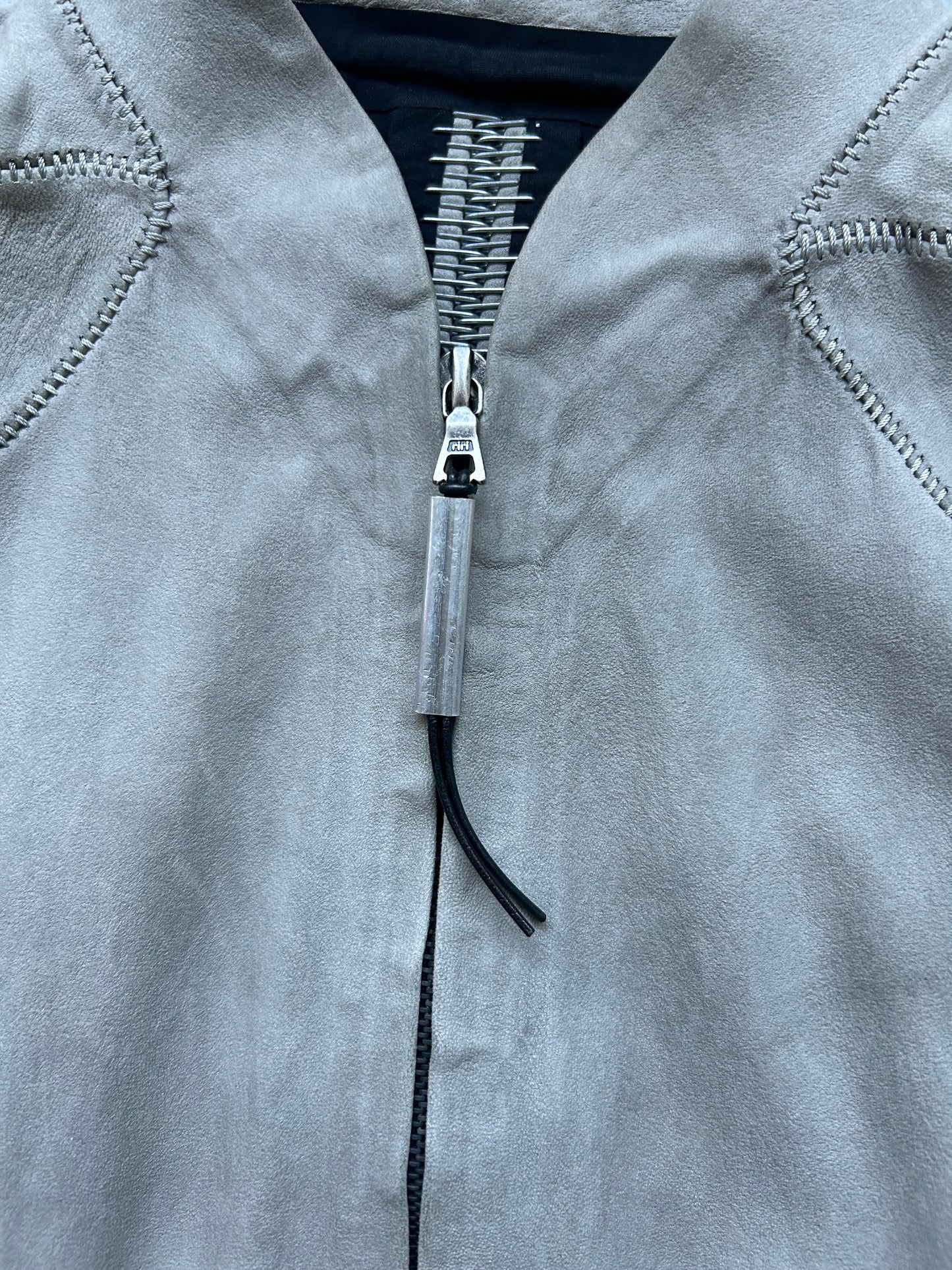 Isaac Sellam Stretch Lambskin Staple Jacket (36)