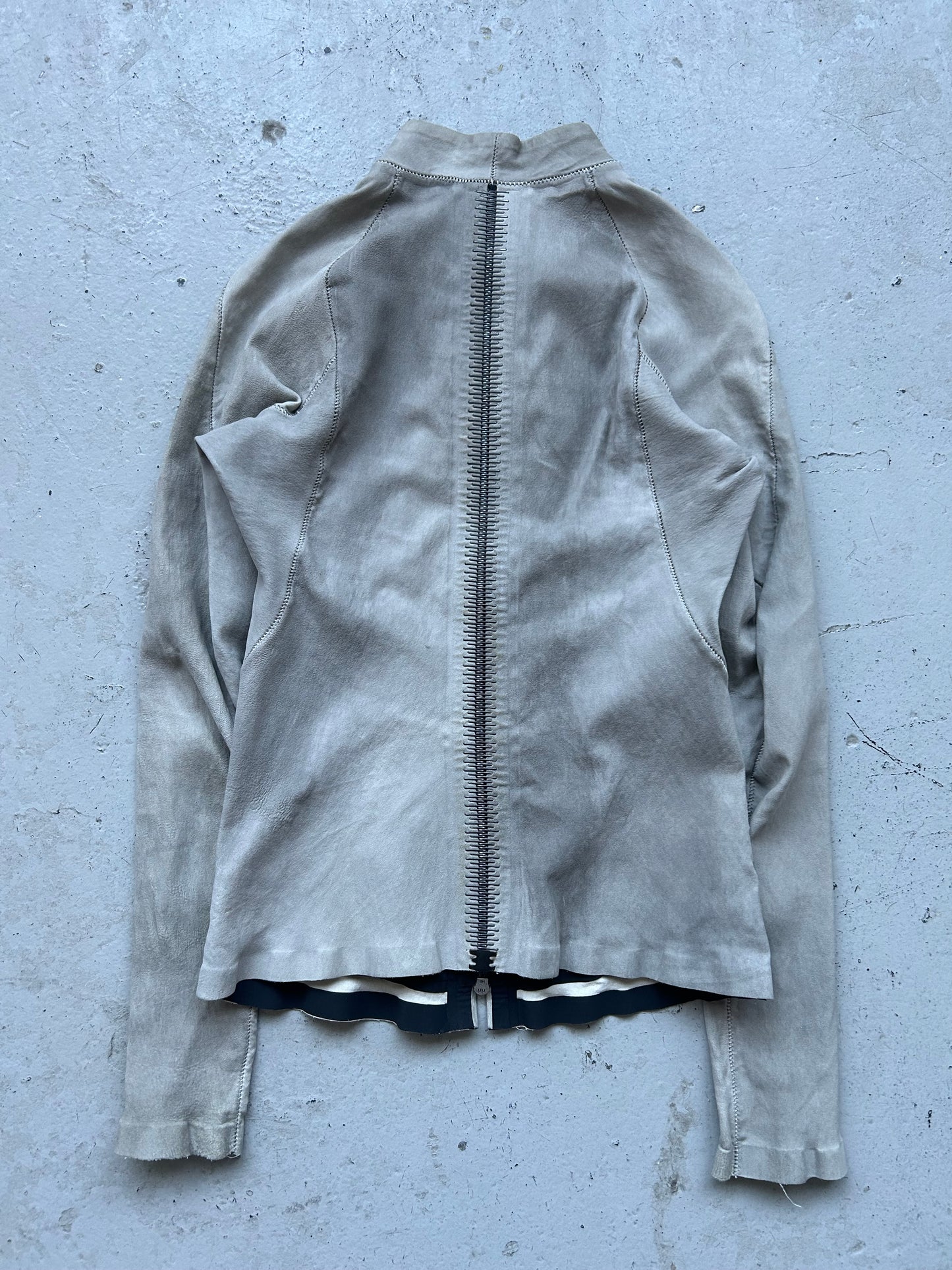 Isaac Sellam Stretch Lambskin Staple Jacket (36)