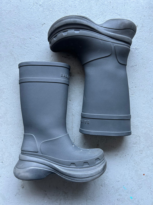 Balenciaga Croc Grey Boots (41)