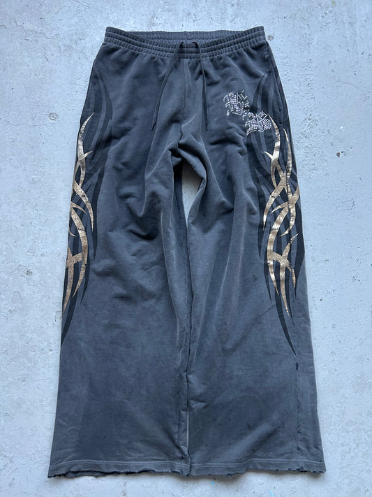 Balenciaga Tacky Gold Baggy Sweatpants (XL)