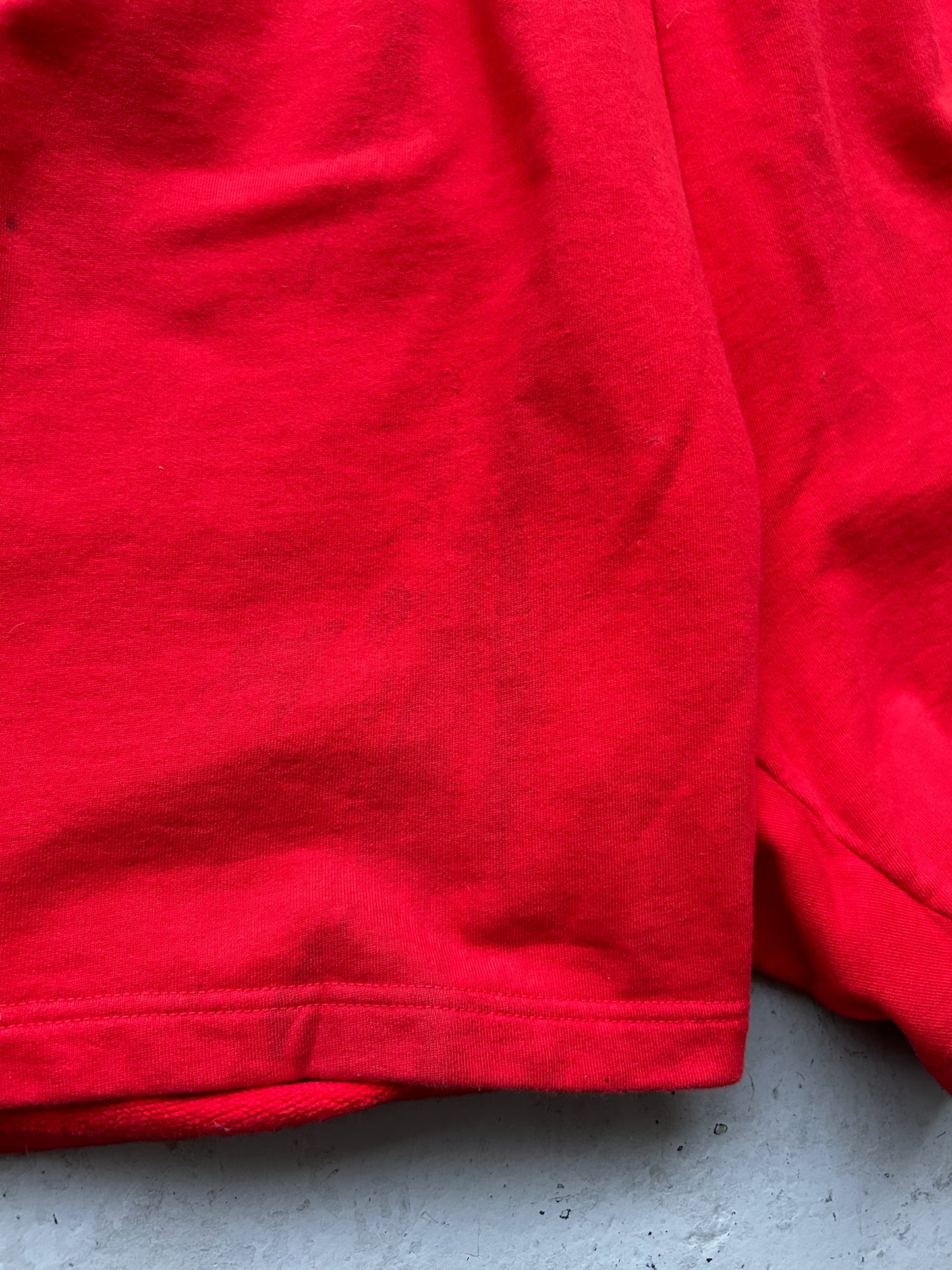 Balenciaga 3B Logo Red Cotton Shorts (L)