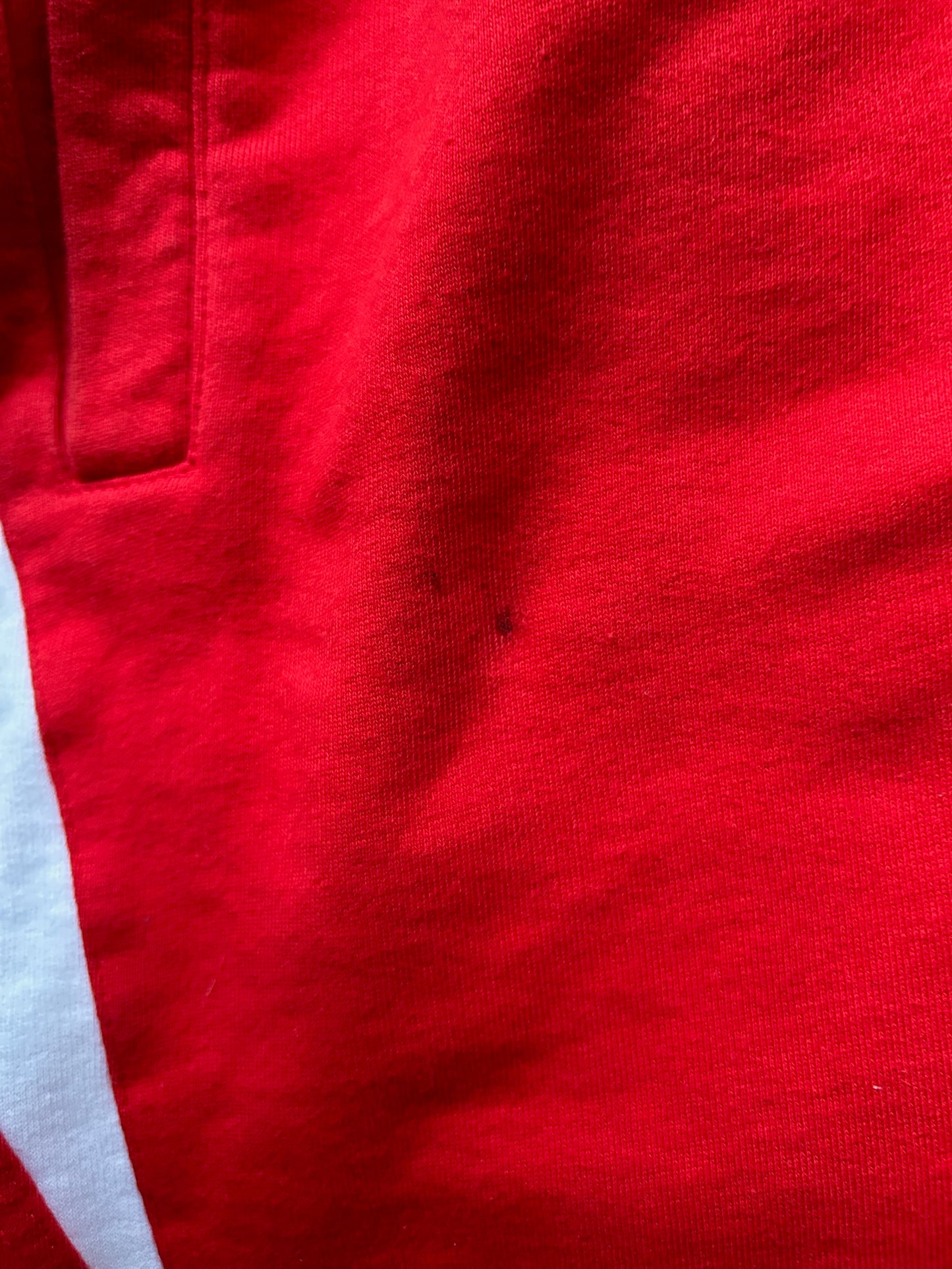 Balenciaga 3B Logo Red Cotton Shorts (L)