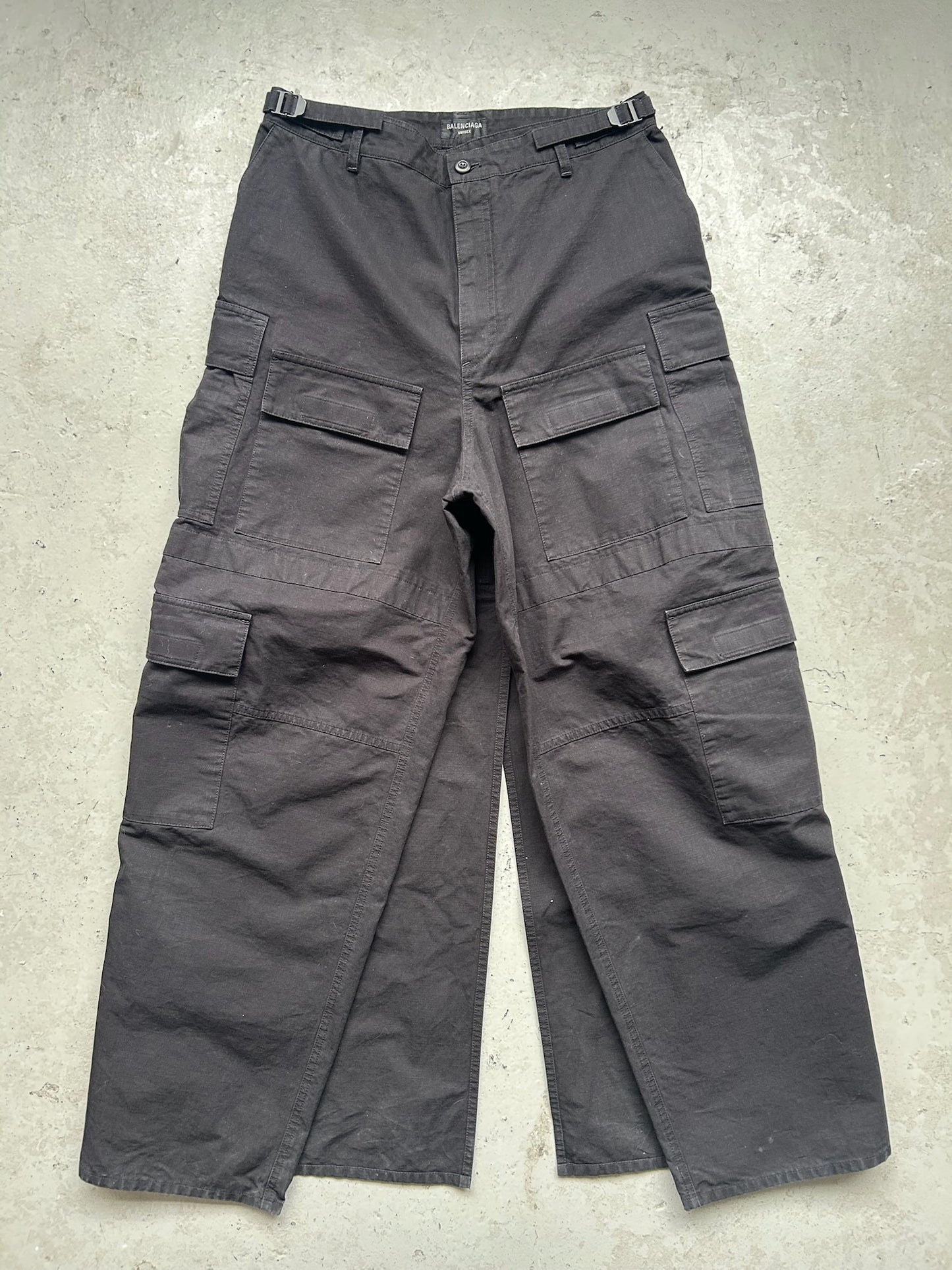 Balenciaga Black Apron Cargos (M)