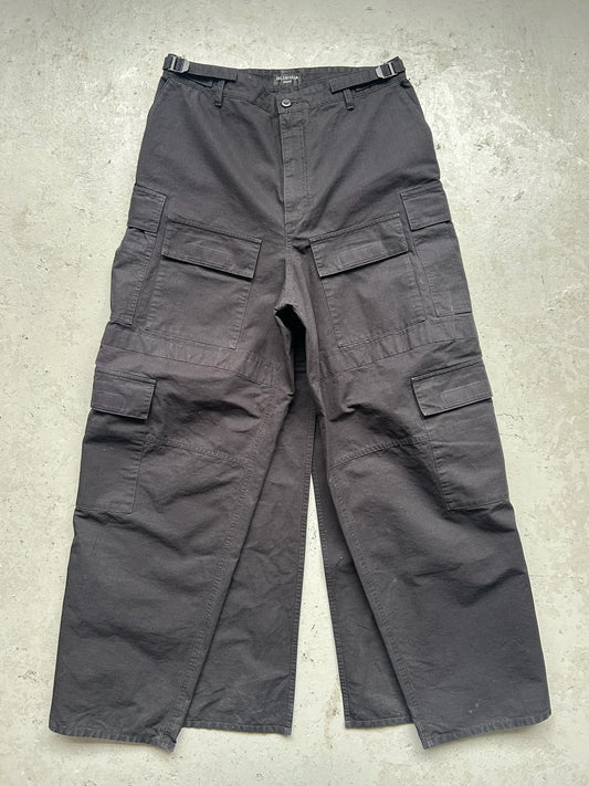 Balenciaga Black Apron Cargos (M)