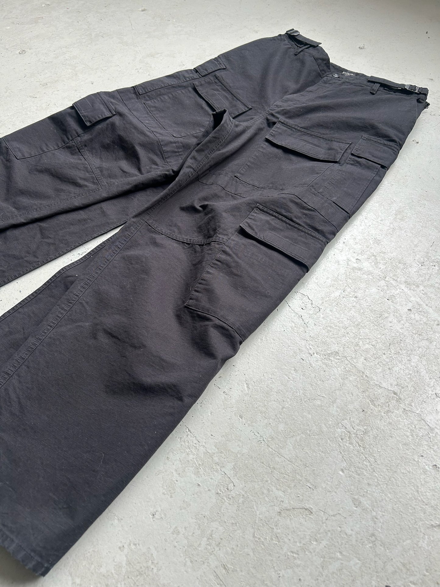 Balenciaga Black Apron Cargos (M)