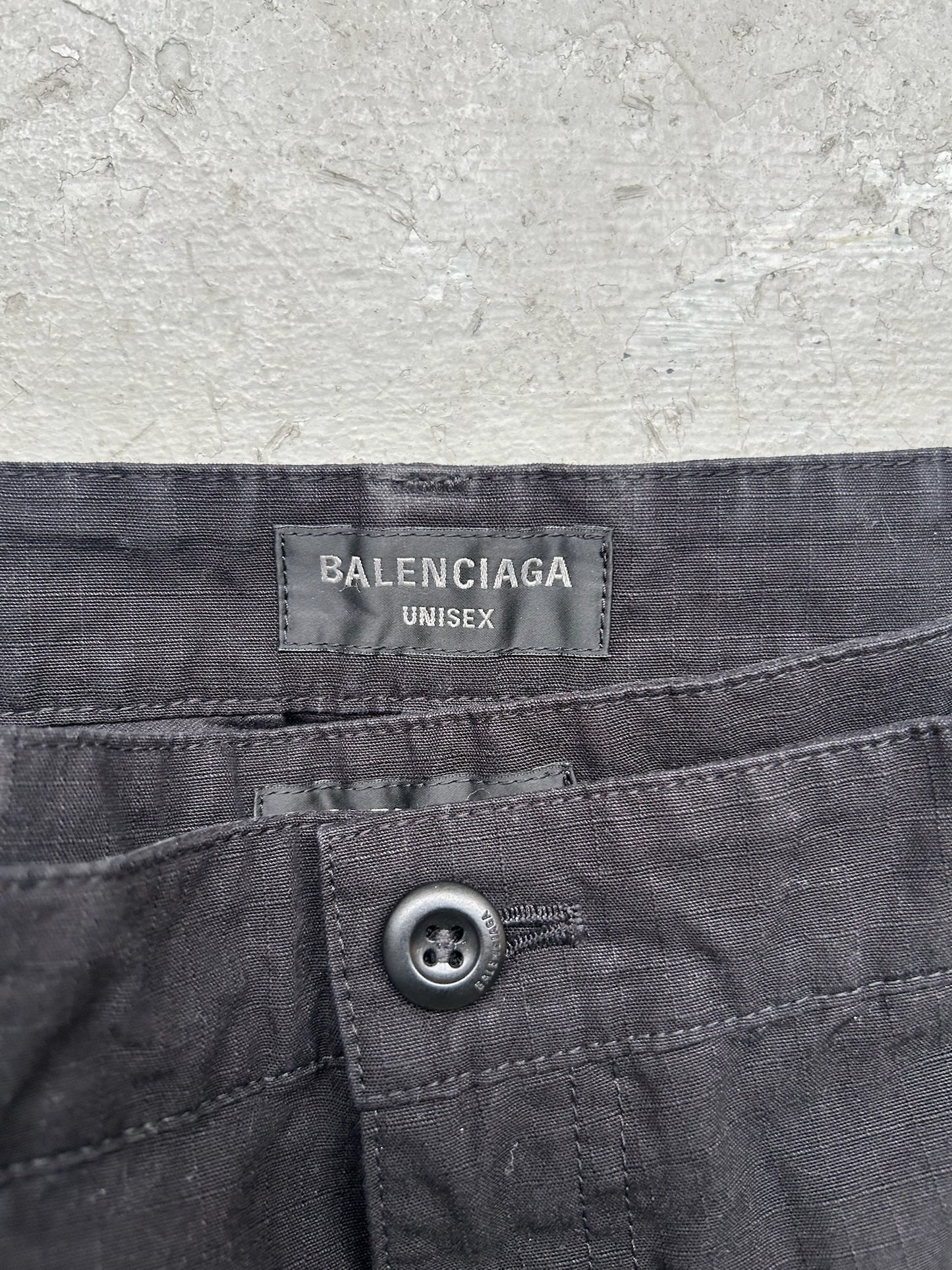 Balenciaga Black Apron Cargos (M)