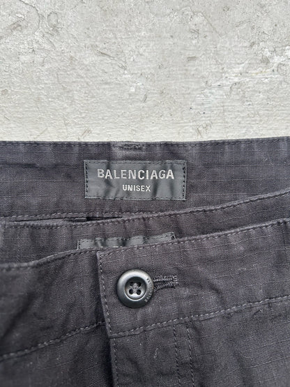 Balenciaga Black Apron Cargos (M)
