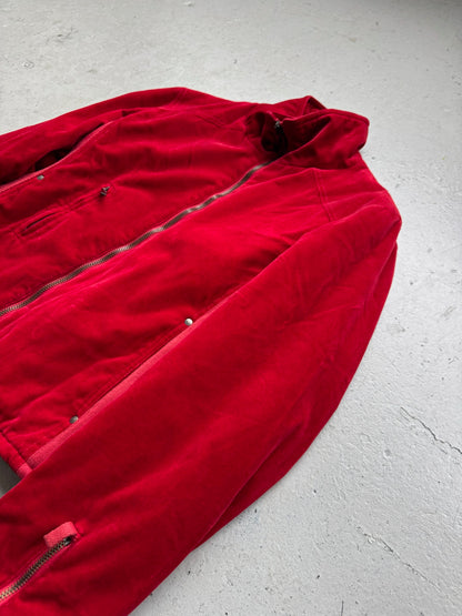 Emporio Armani Red Suede Jacket (46)