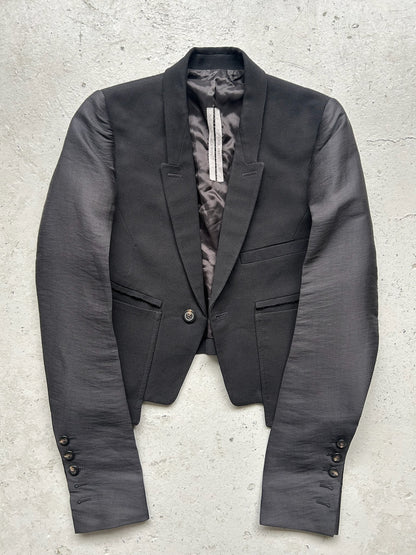 Rick Owens FW19 LARRY Black Blazer (40)