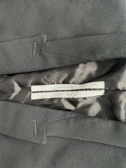 Rick Owens FW19 LARRY Black Blazer (40)