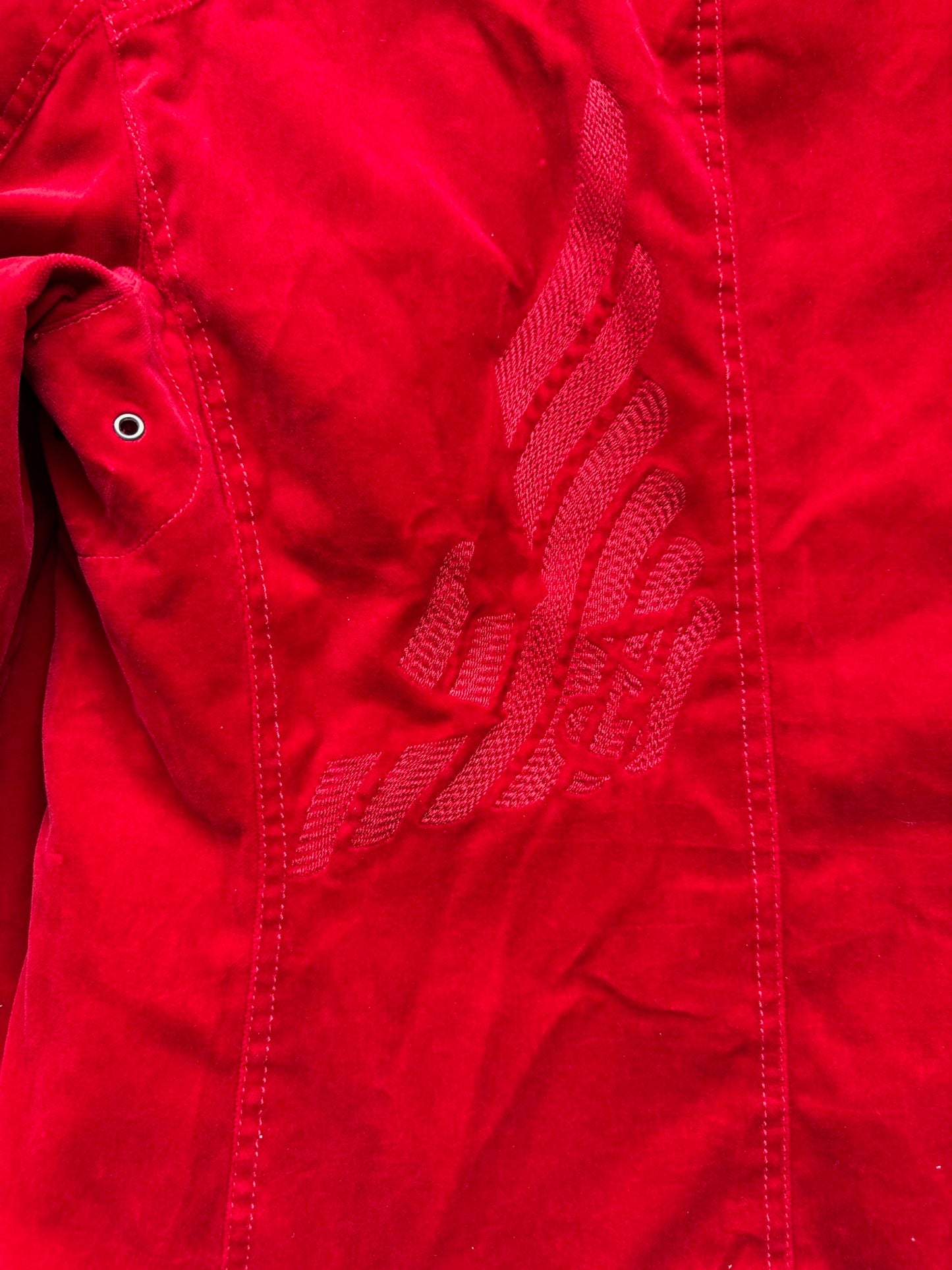 Emporio Armani Red Suede Jacket (46)