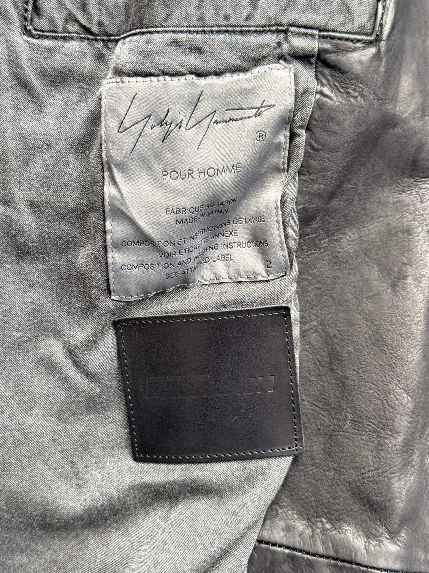 Yohji Yamamoto x Isamu Katayama Backlash Calf Leather Blazer (2)