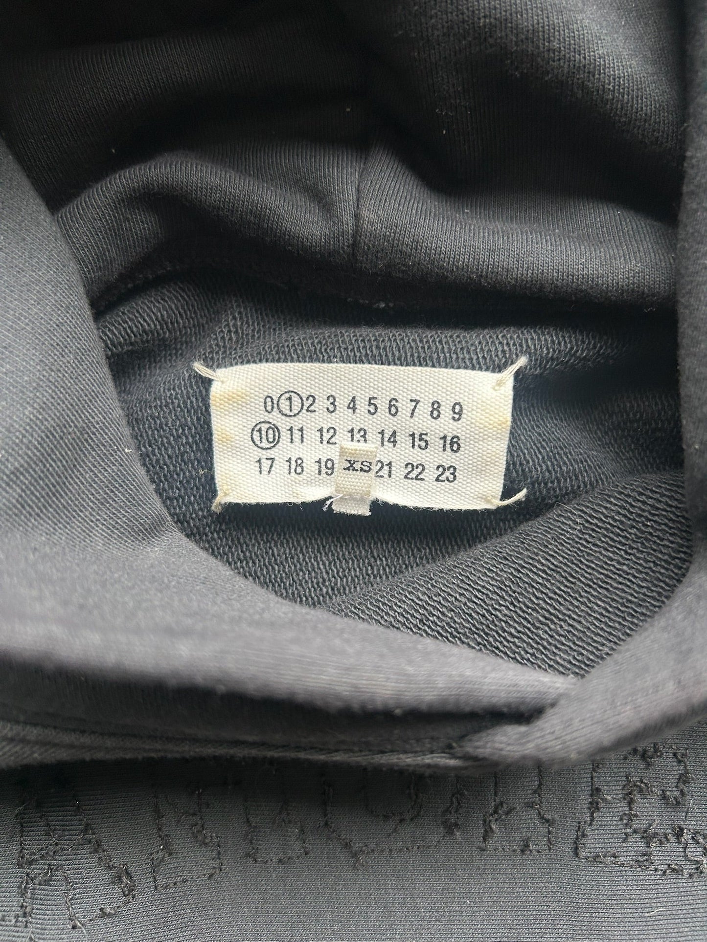 Maison Margiela SS23 Logo Stitch Hoodie (XS)