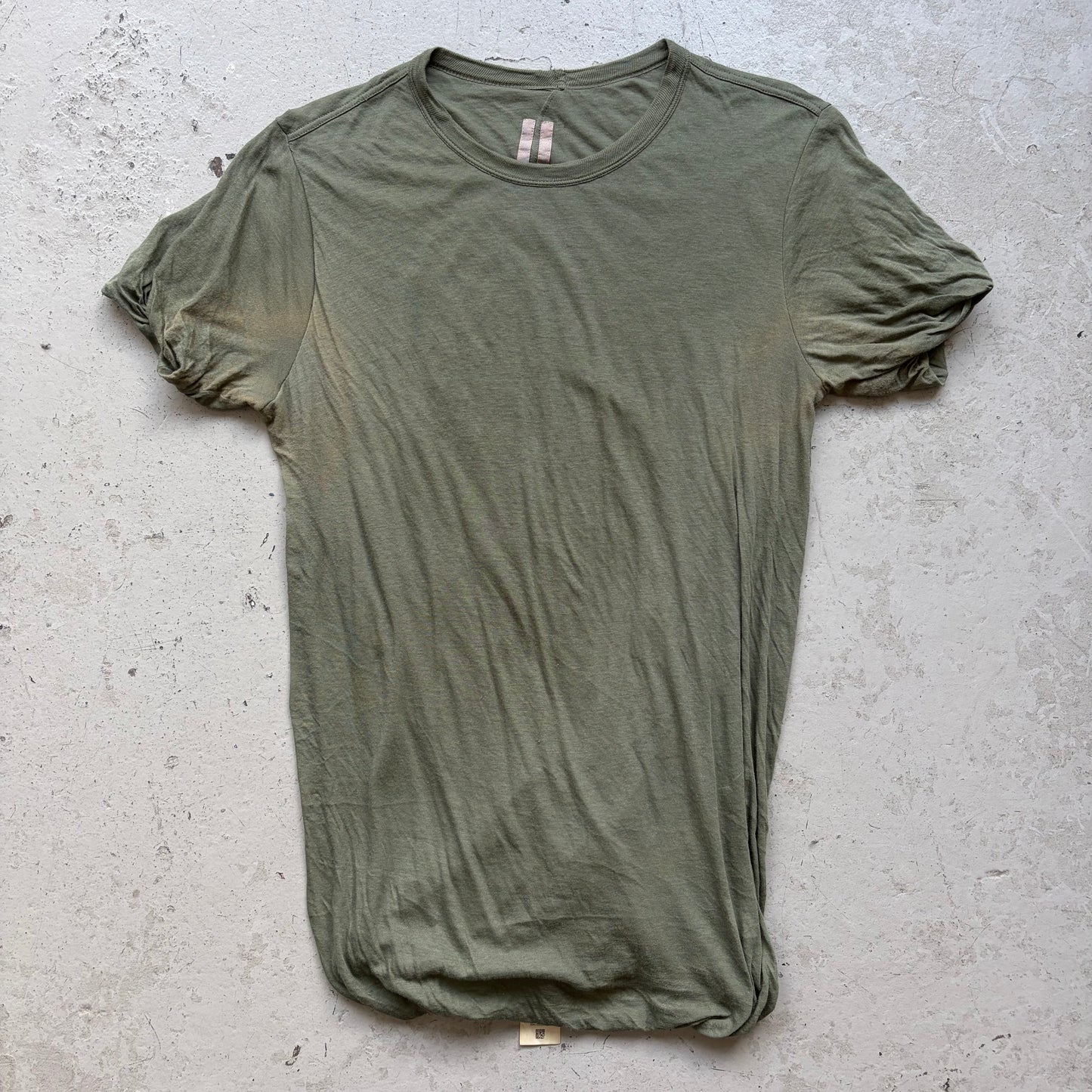 Rick Owens SS23 EDFU Double Layer Moss Short Sleeve Shirt (L)