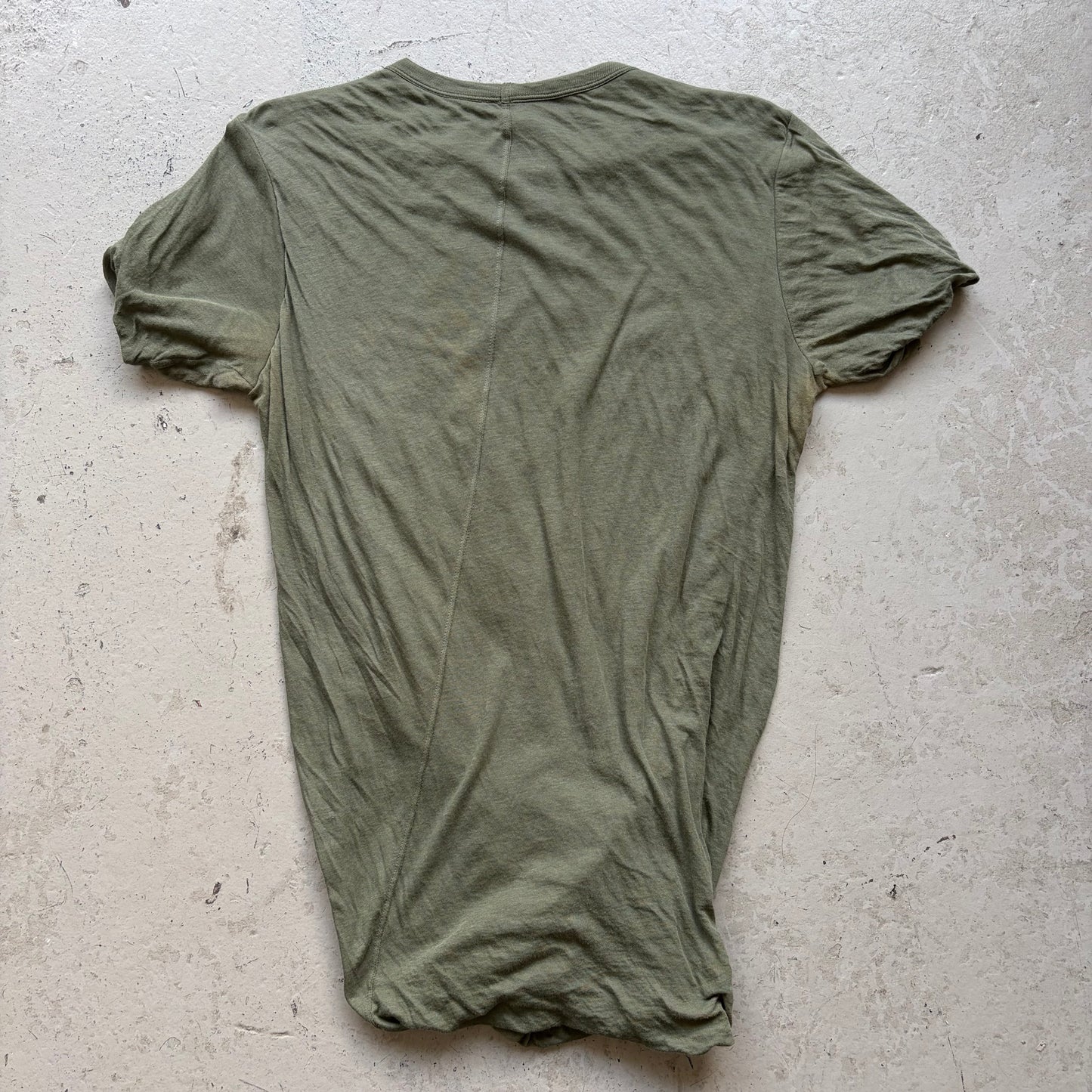 Rick Owens SS23 EDFU Double Layer Moss Short Sleeve Shirt (L)