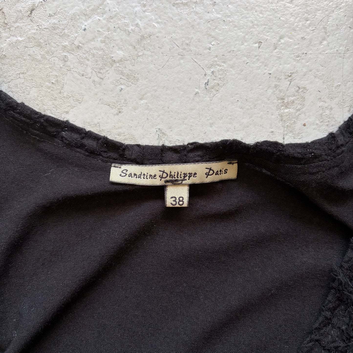 Sandrine Philippe Black Tank Top (38)