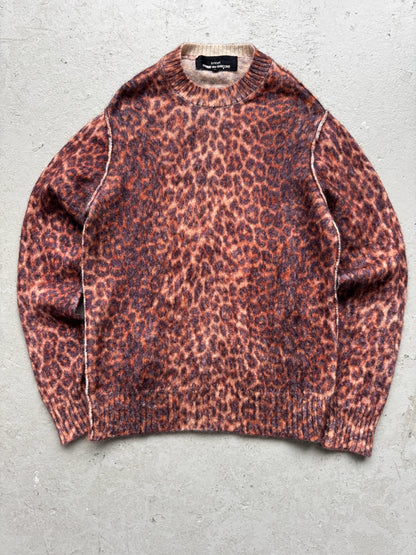 Comme Des Garcons Tricot AD2019 Cheetah Print Sweater (S)