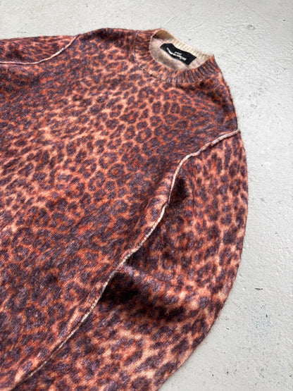 Comme Des Garcons Tricot AD2019 Cheetah Print Sweater (S)