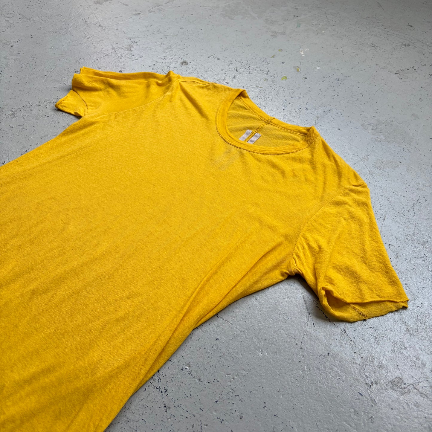 Rick Owens SS23 EDFU Lemon Short Sleeve Shirt (M)