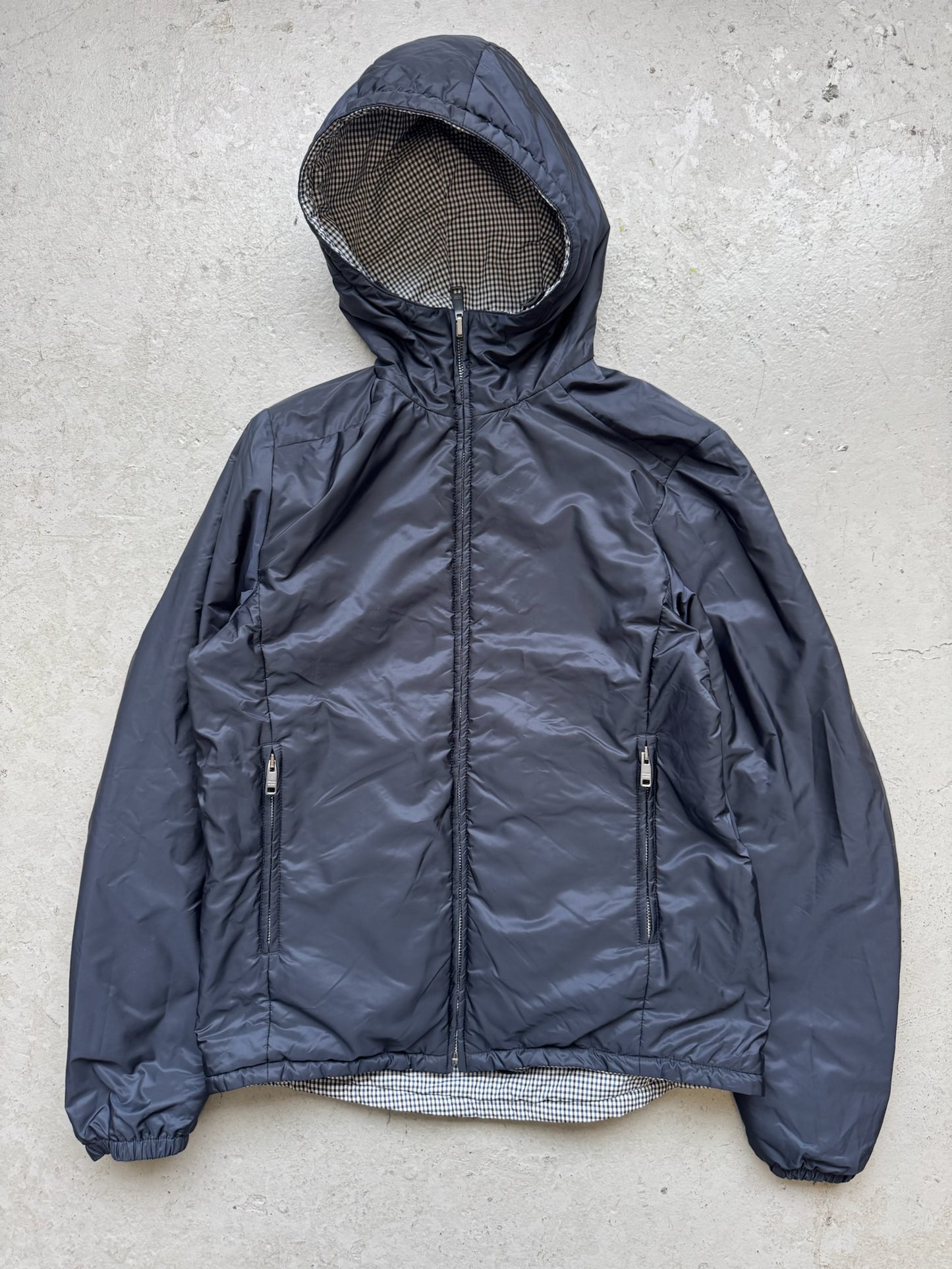 Prada AW2016 Plaid Reversible Bomber (46)