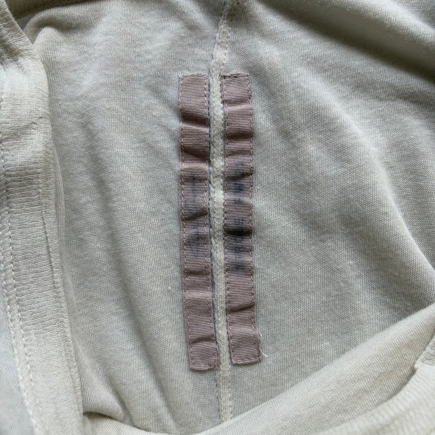 Rick Owens FW22 STROBE Pearl Double Layer Short Sleeve Shirt (L)