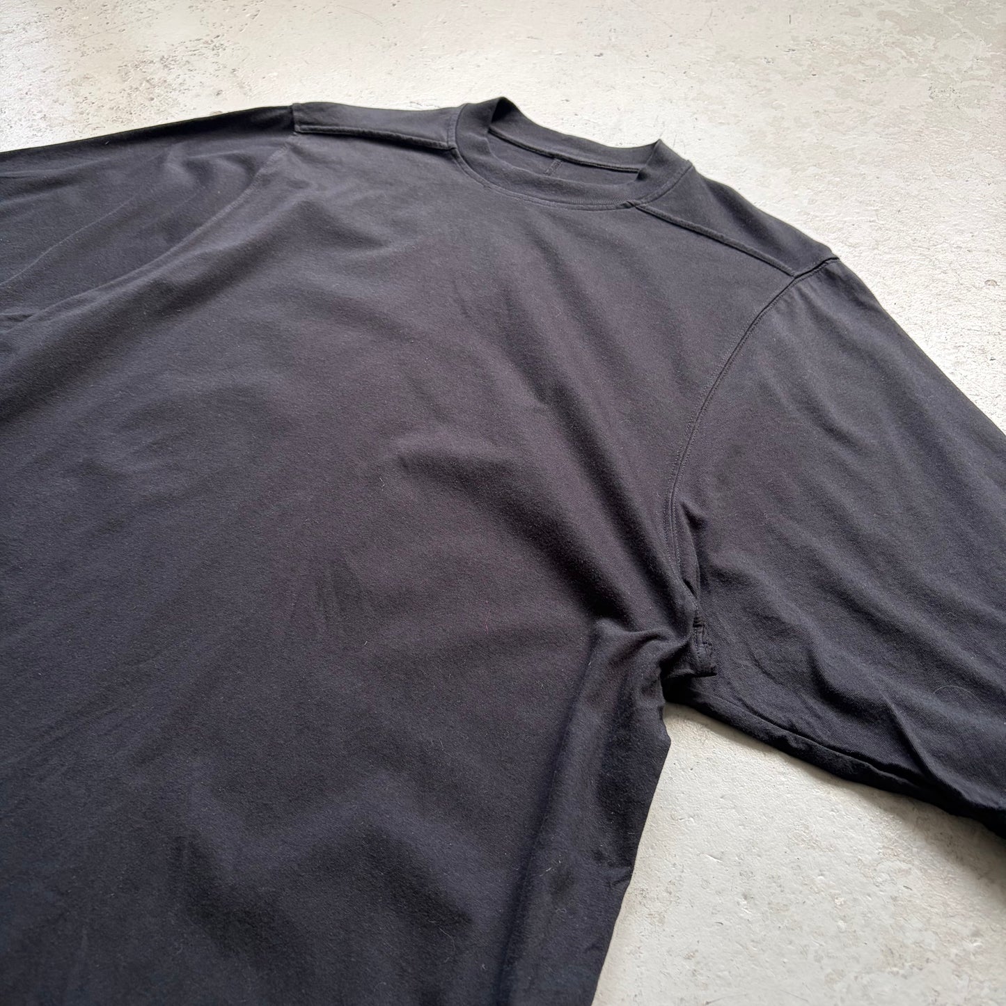 Rick Owens DRKSHDW FW22 Oversized Black Short Sleeve Shirt (S)