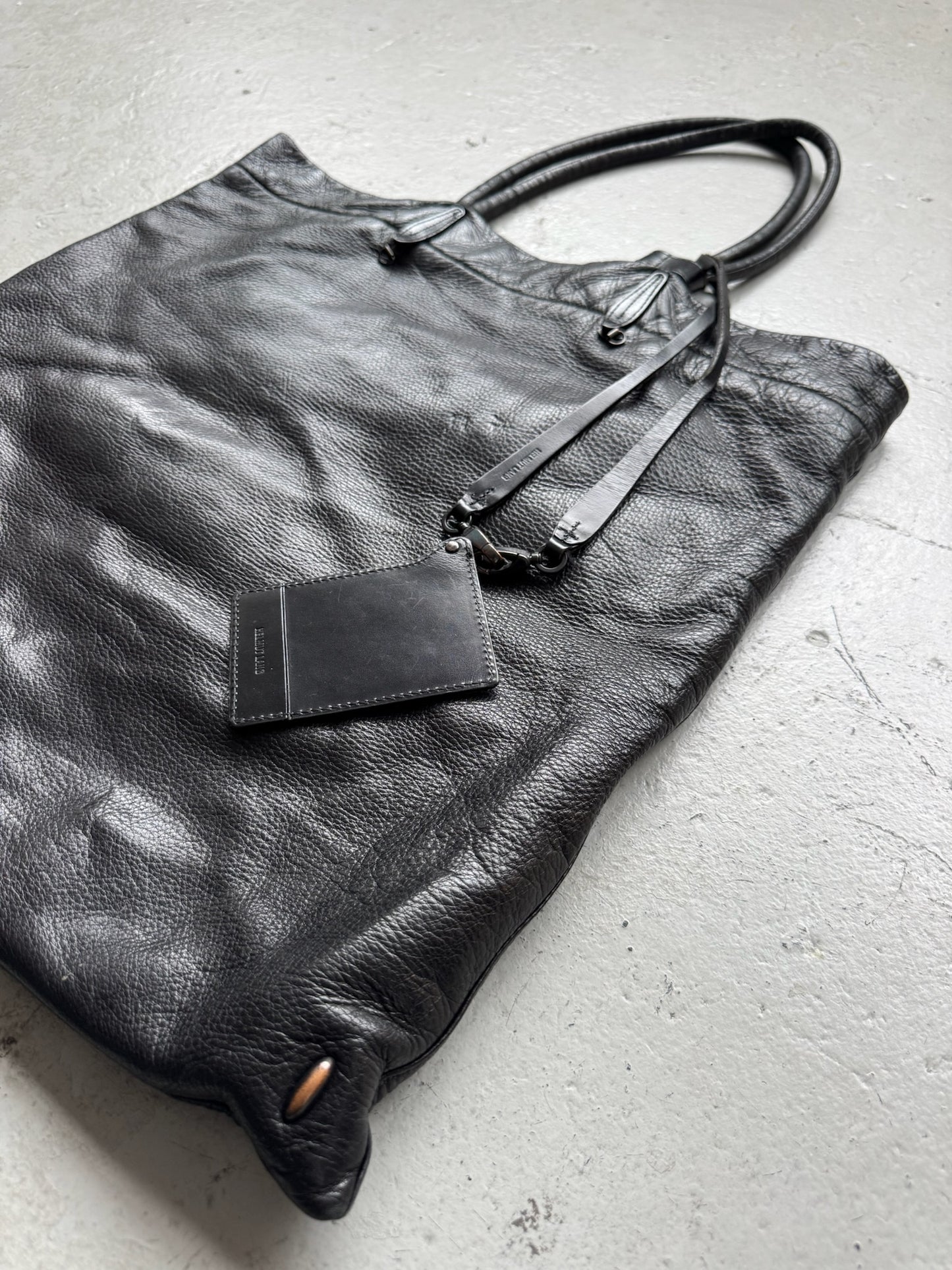 Helmut Lang Leather Tote Bag (OS)