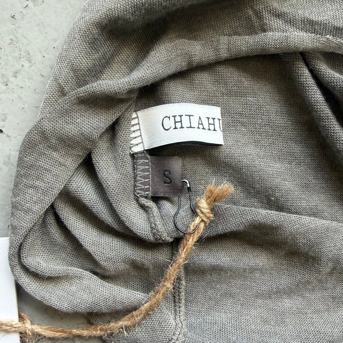 Chiahung Su Grey Short Sleeve Shirt (S)