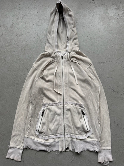 Carpe Diem Distressed Zip Up Hoodie (2)