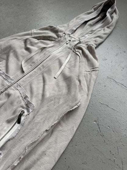 Carpe Diem Distressed Zip Up Hoodie (2)