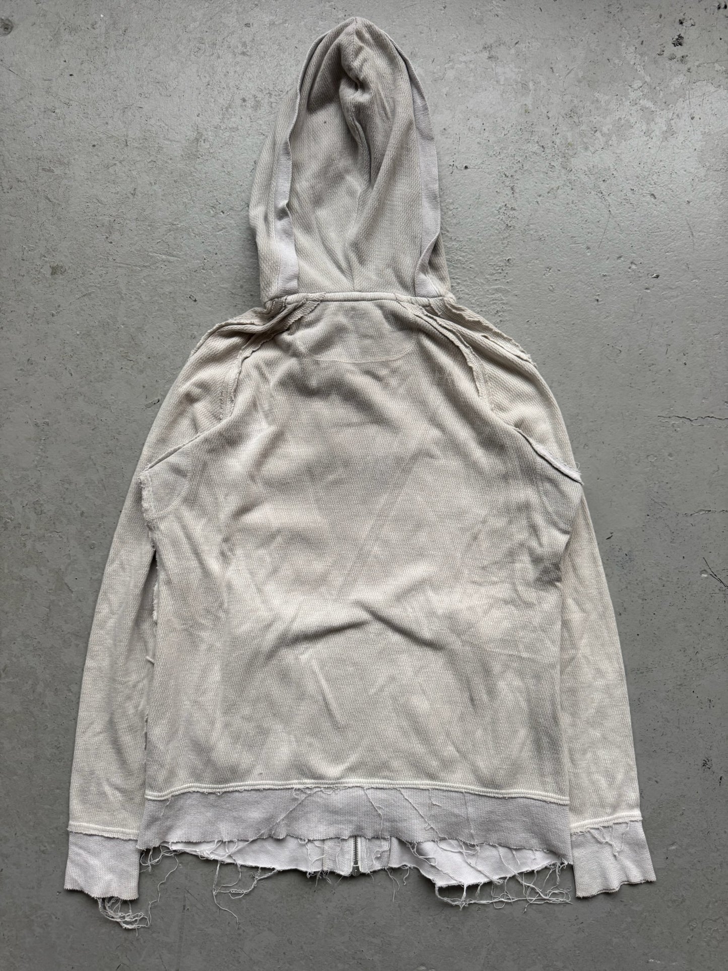 Carpe Diem Distressed Zip Up Hoodie (2)
