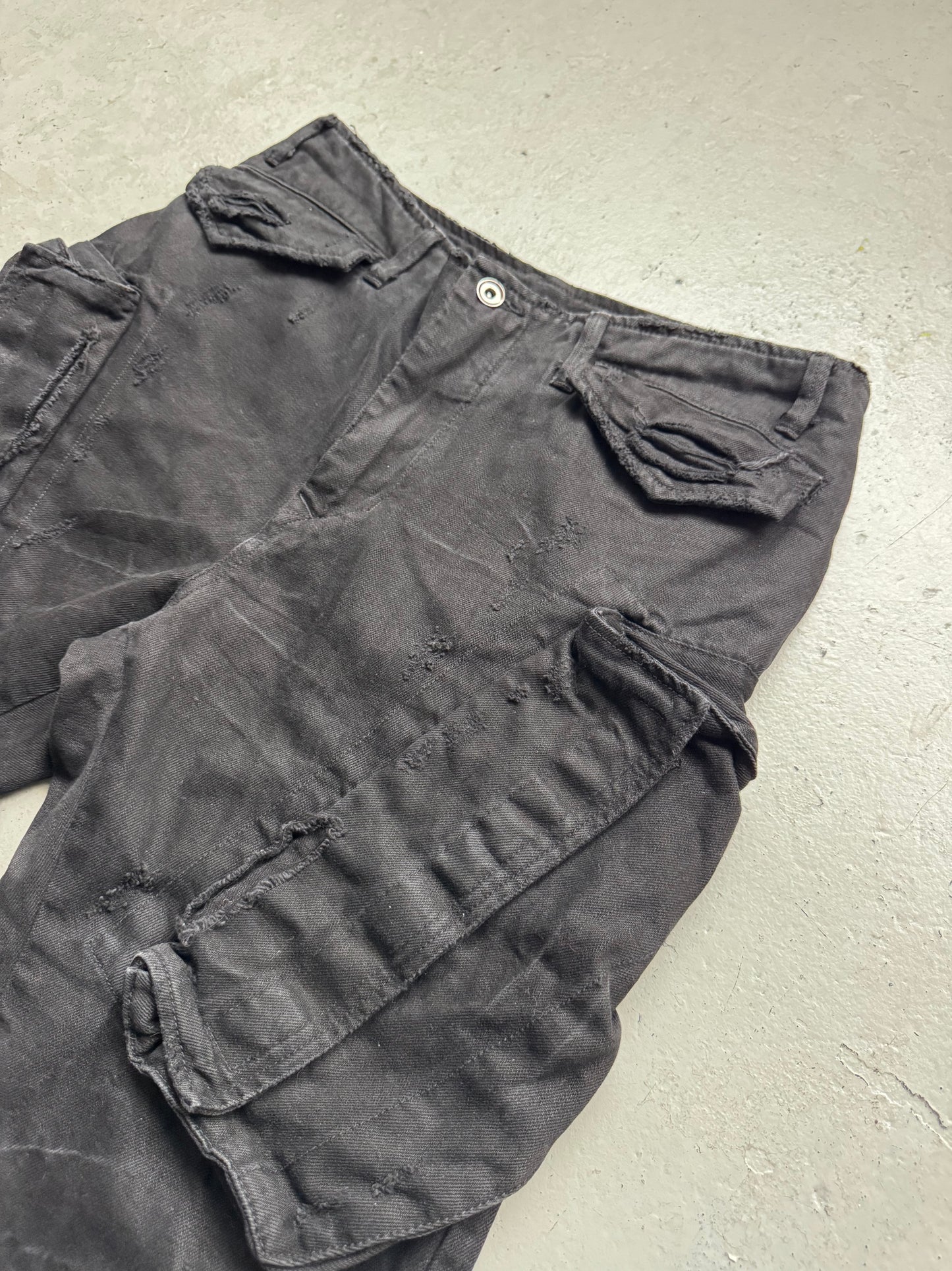 Julius Pre Spring 2022 Denim Cargo Pants (3)
