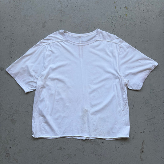 Rick Owens FW25 CONCORDIANS Milk Level Short Sleeve Shirt (BLEACHED) (XXL)