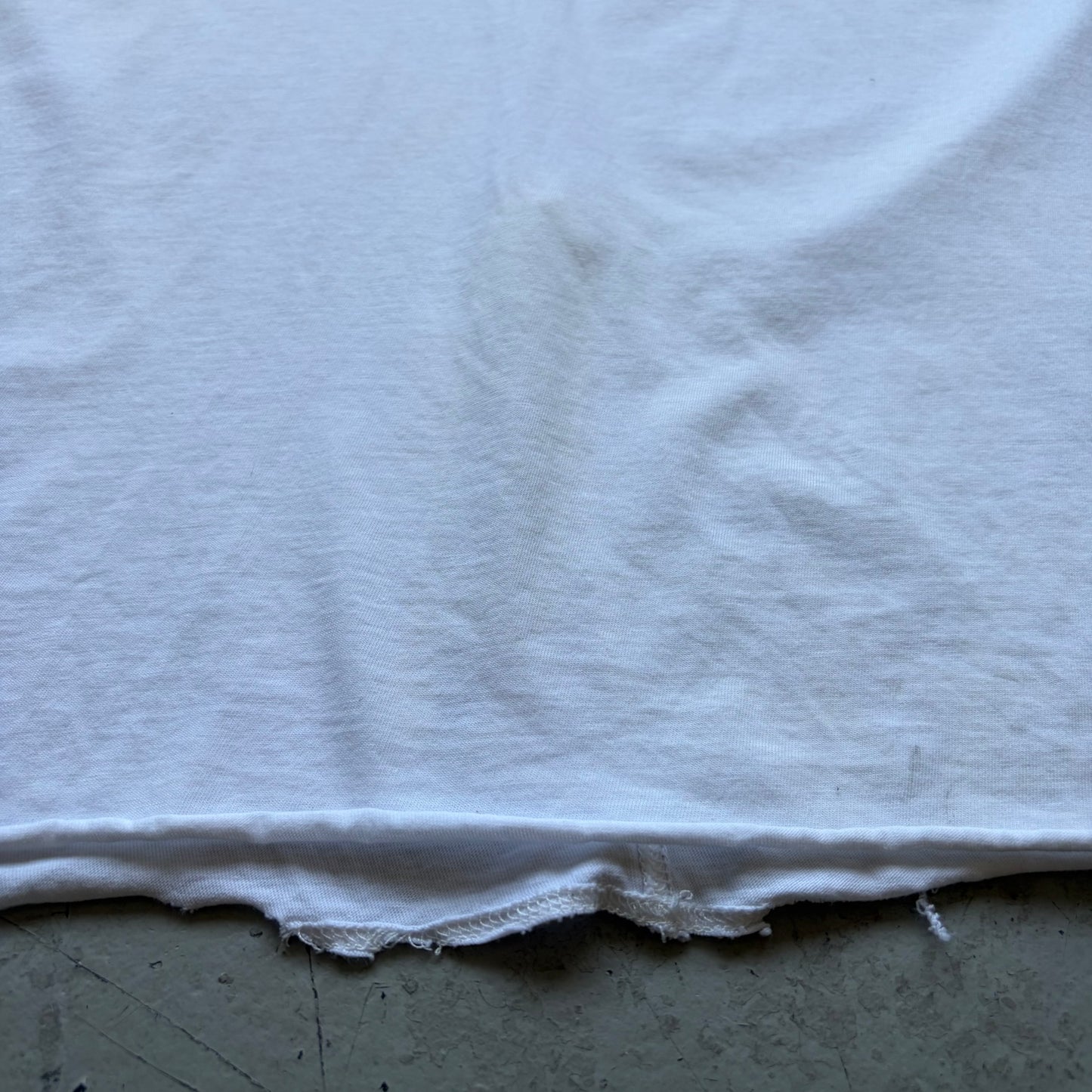 Rick Owens FW25 CONCORDIANS Milk Level Short Sleeve Shirt (BLEACHED) (XXL)