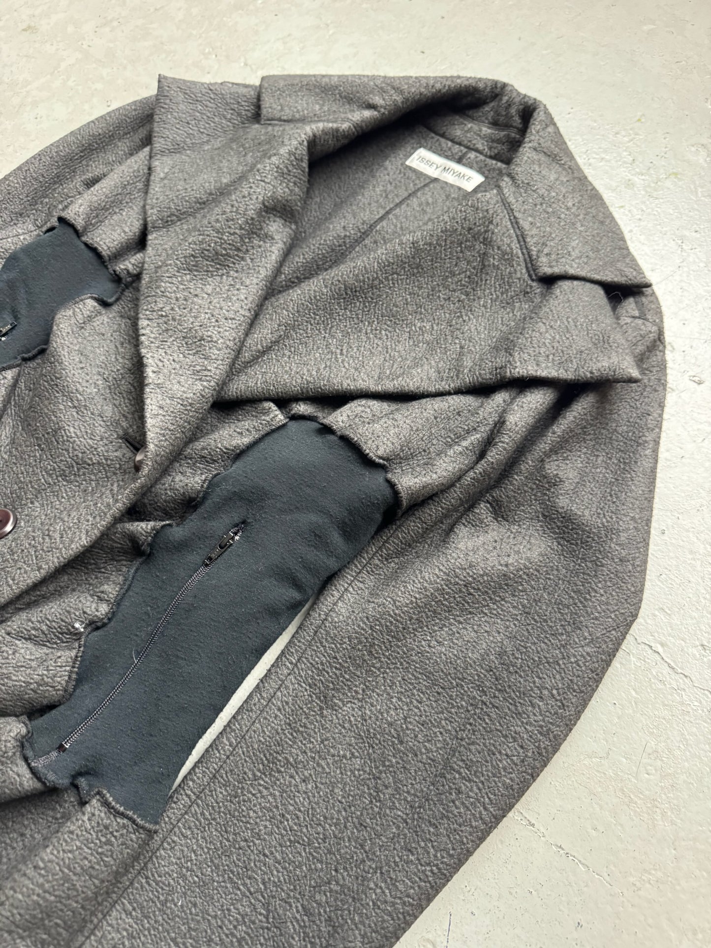 Issey Miyake Paneled Coat (M)