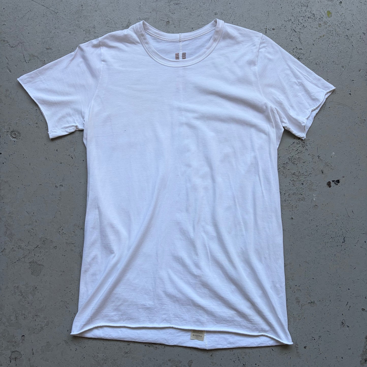 Rick Owens SS23 EDFU Level Milk Short Sleeve Shirt (XXL)
