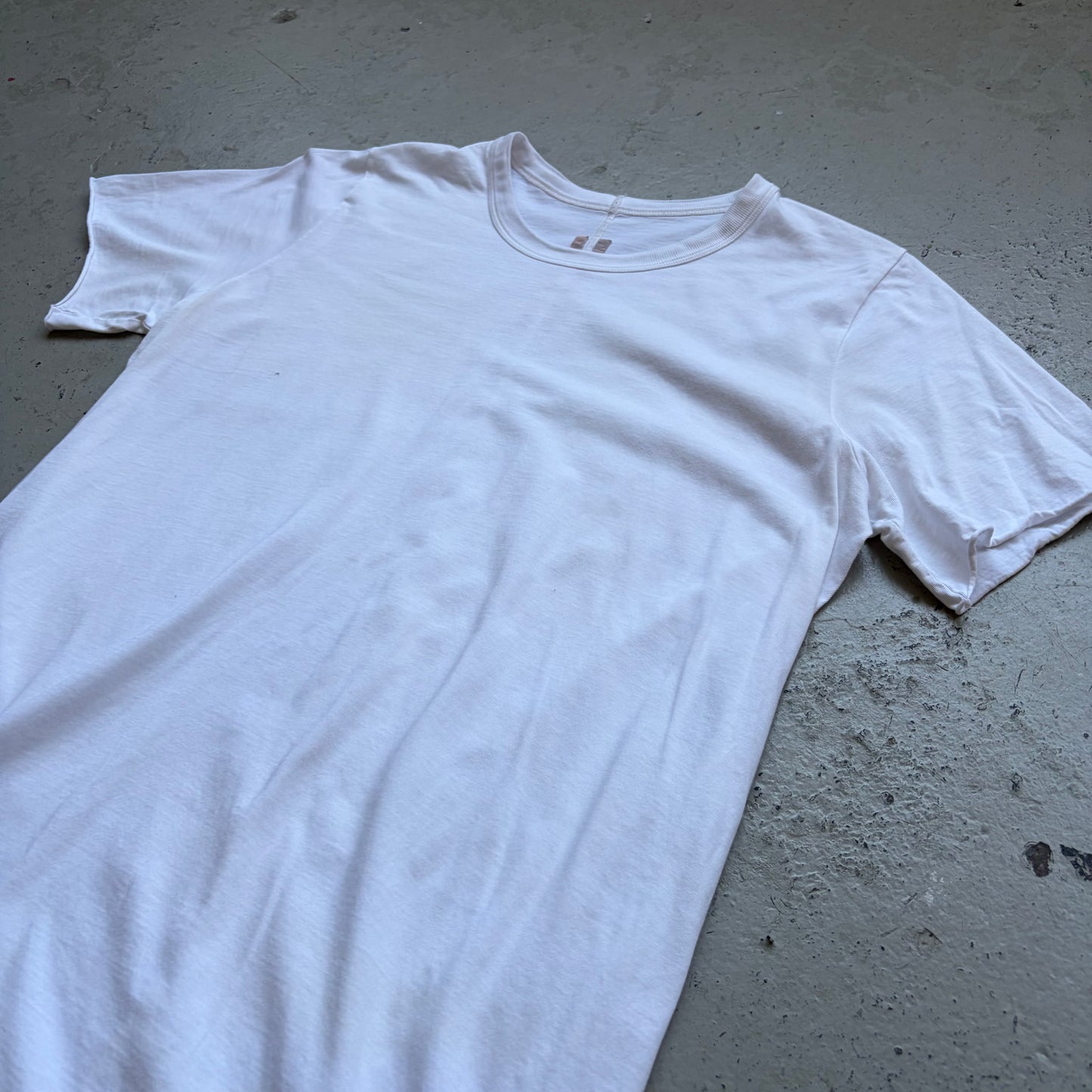 Rick Owens SS23 EDFU Level Milk Short Sleeve Shirt (XXL)