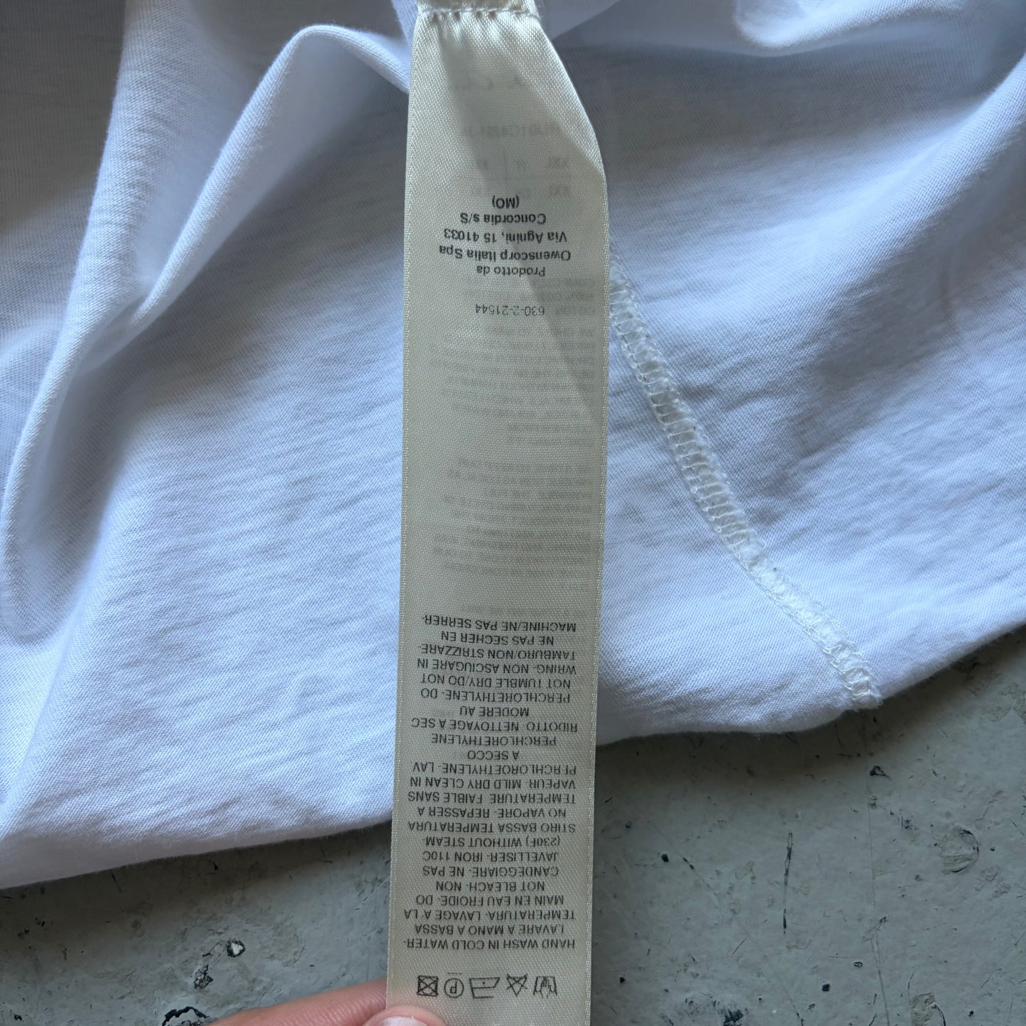 Rick Owens SS23 EDFU Level Milk Short Sleeve Shirt (XXL)